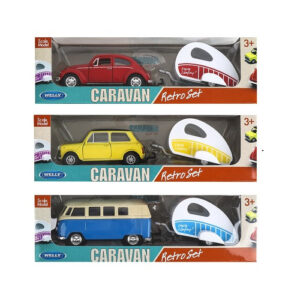 16938_1 Caravan retro set Welly