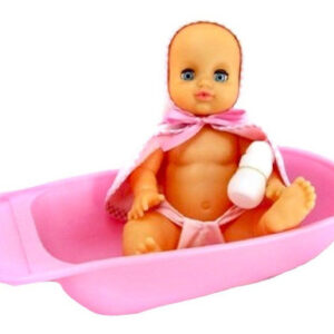 Bebe recien nacido con bañera Yollybell
