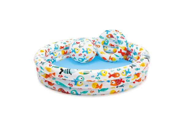 Pileta 3 anillos peces